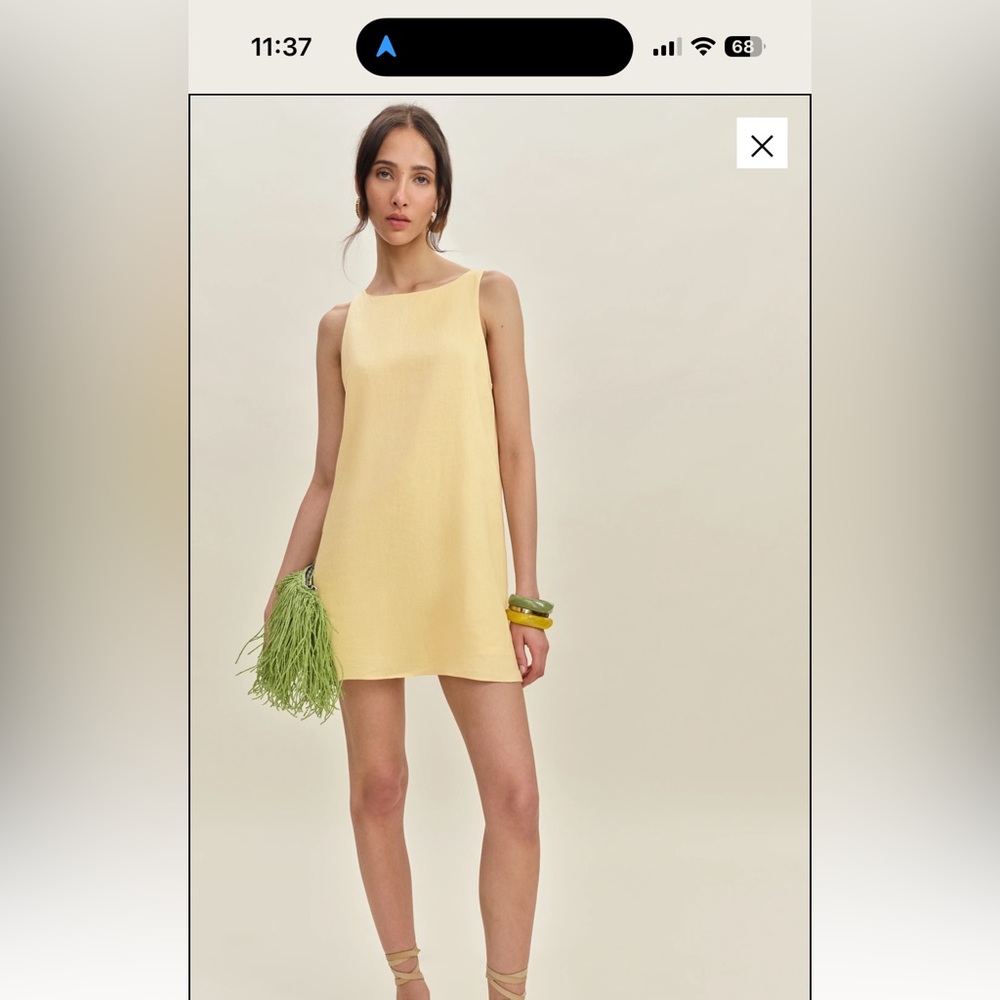 Reformation Jessi linen dress